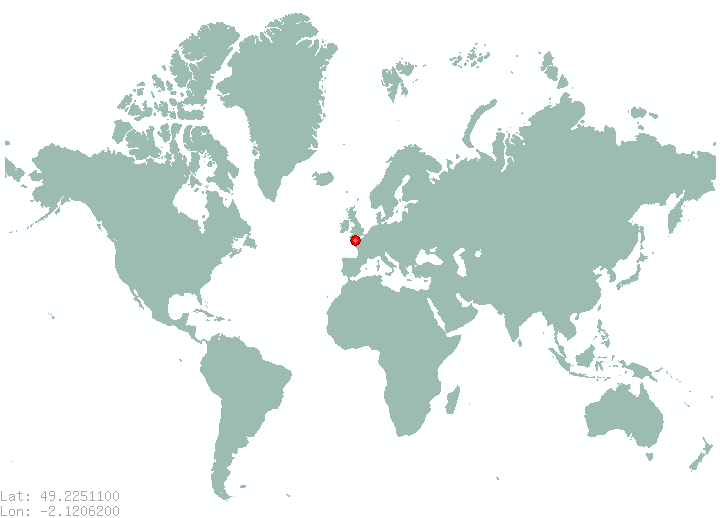 Les St Germain in world map